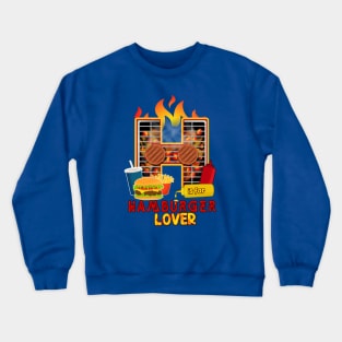 H is for Hamburger Lover Crewneck Sweatshirt